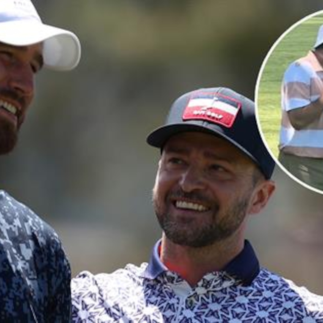 Travis Kelce Brings Sexy Back as Justin Timberlake’s “Backup Dancer” on Golf Course